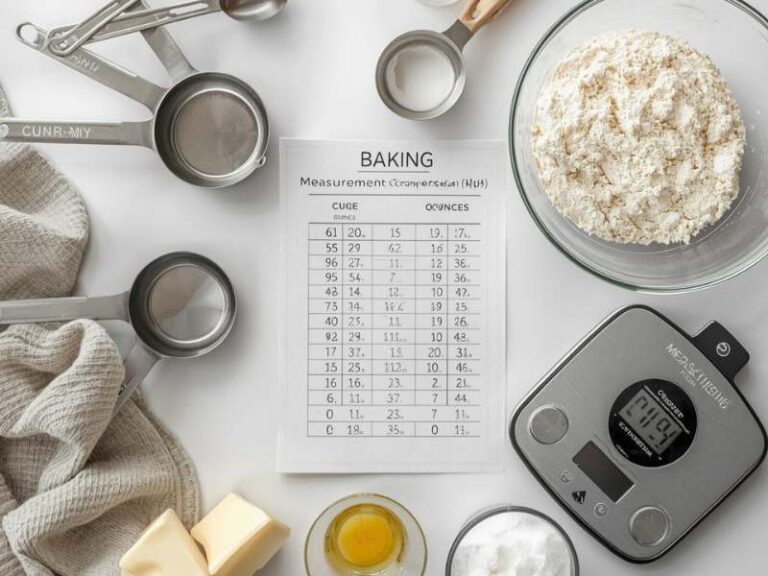 Baking Measurements Conversion chart