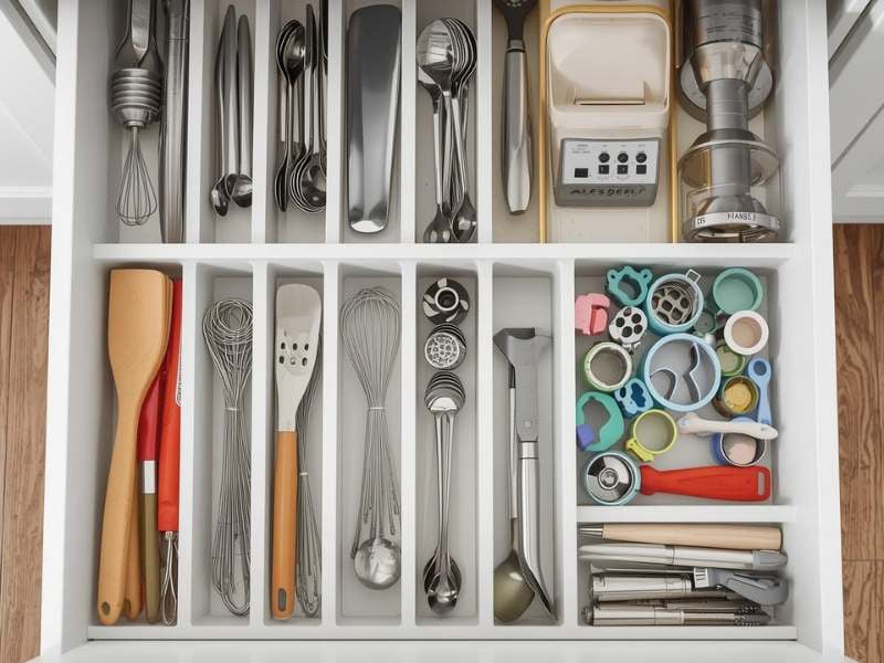 Baking drawers for tools