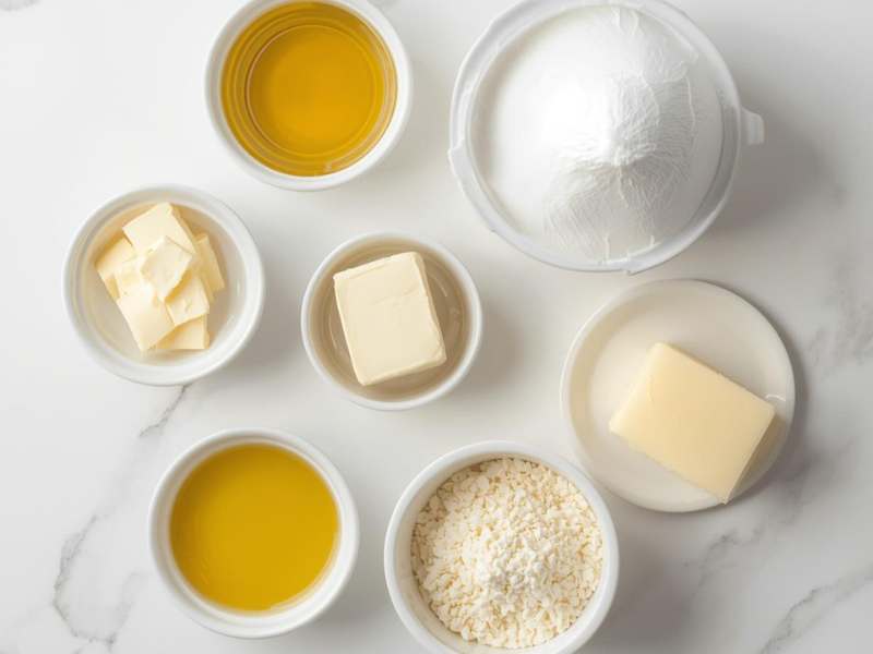 Butter, shortening and oil