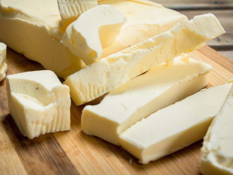 Butter chunks