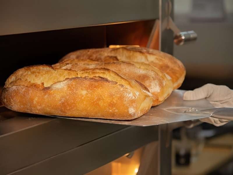 Properly baked brown bread