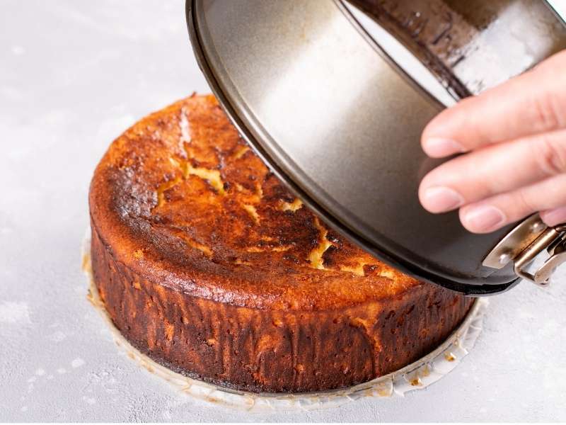 Removing the Cake From the Pan Too Soon