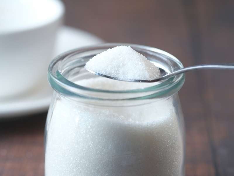 Sugar in a baking pantry