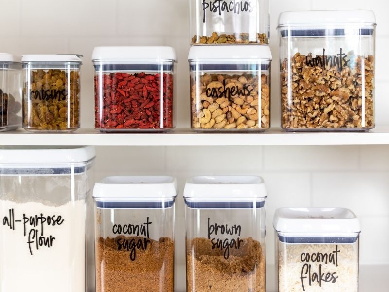 Baking Shelf Organization Ideas