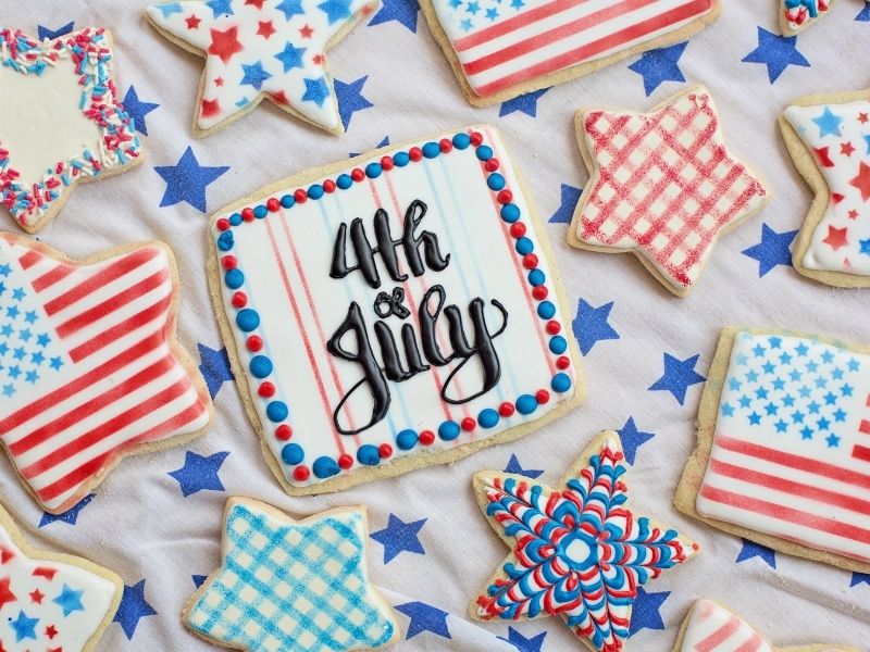 Fourth of July Star Cookies
