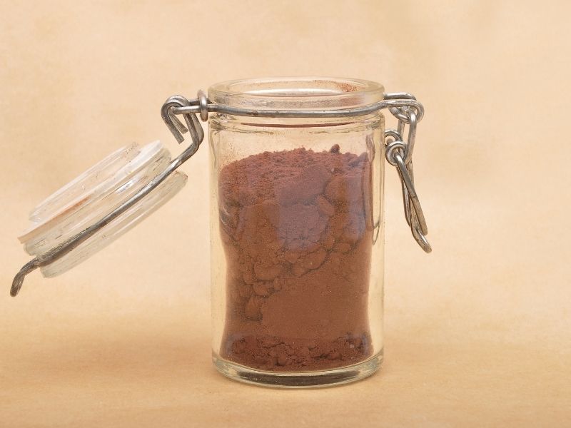Glass Containers for Cocoa Powder