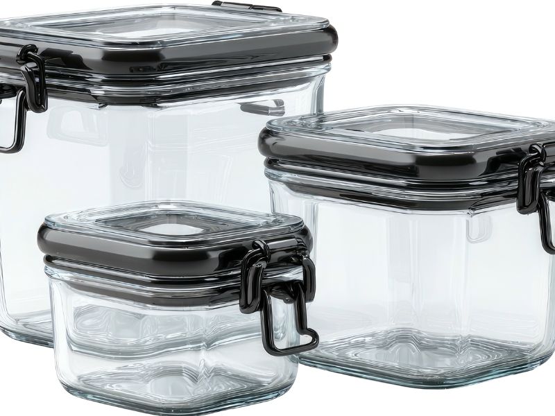 Use Clear Storage Containers