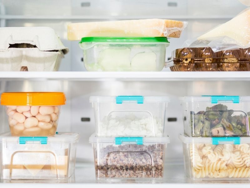 Refrigerator Storage Containers for Eggs and Dairy