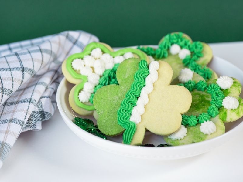 St. Patrick's Day Shamrock Cookies