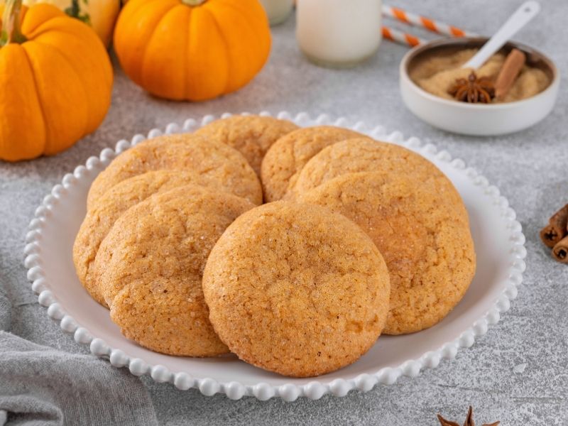 Thanksgiving Pumpkin Cookies