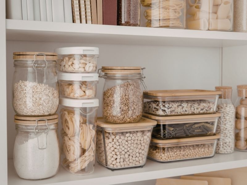 Uniform Pantry Containers for Complete Organization