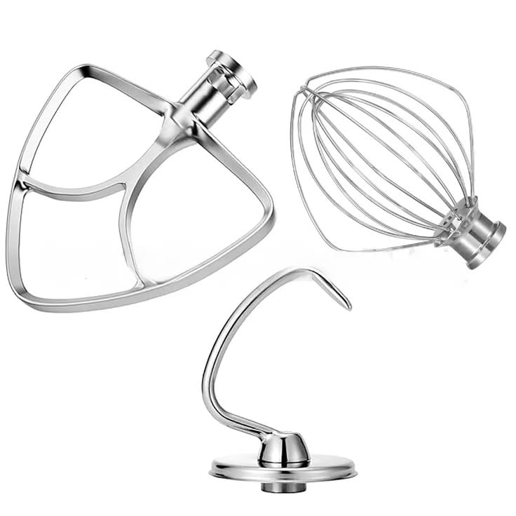 3-Piece Stainless Steel Mixer Attachments