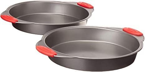 Amazon Basics Nonstick Carbon Steel Round Cake Pans