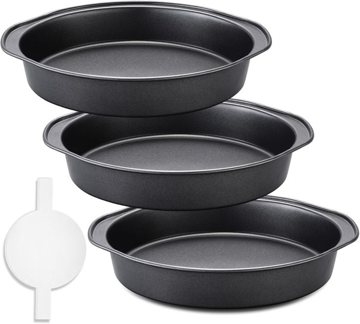 BEWOS 9-Inch Cake Pan Set