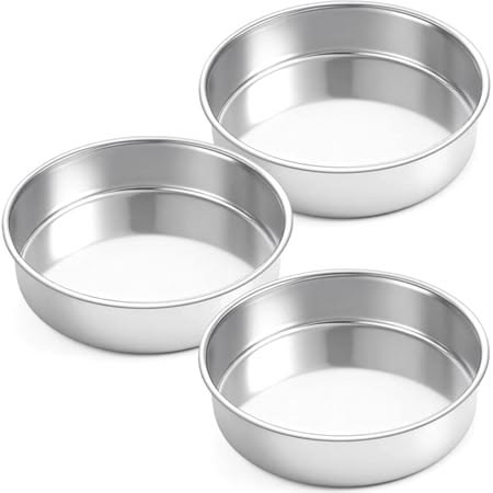 HUAKENER 8-Inch Cake Pan Set