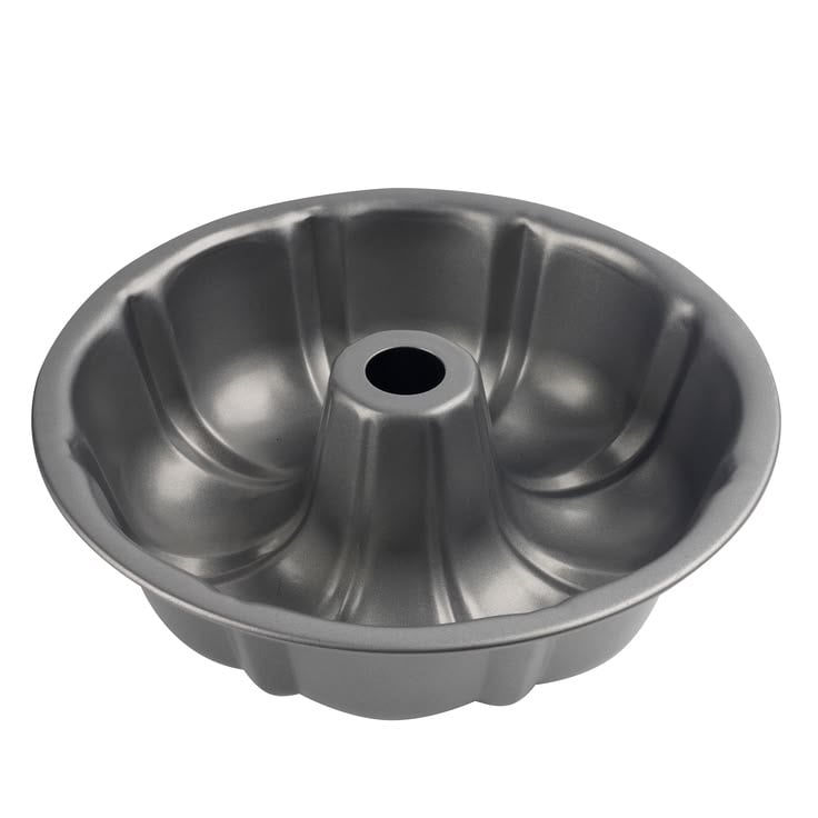 Novery Non-Stick Carbon Steel Fluted Tube Cake Pan