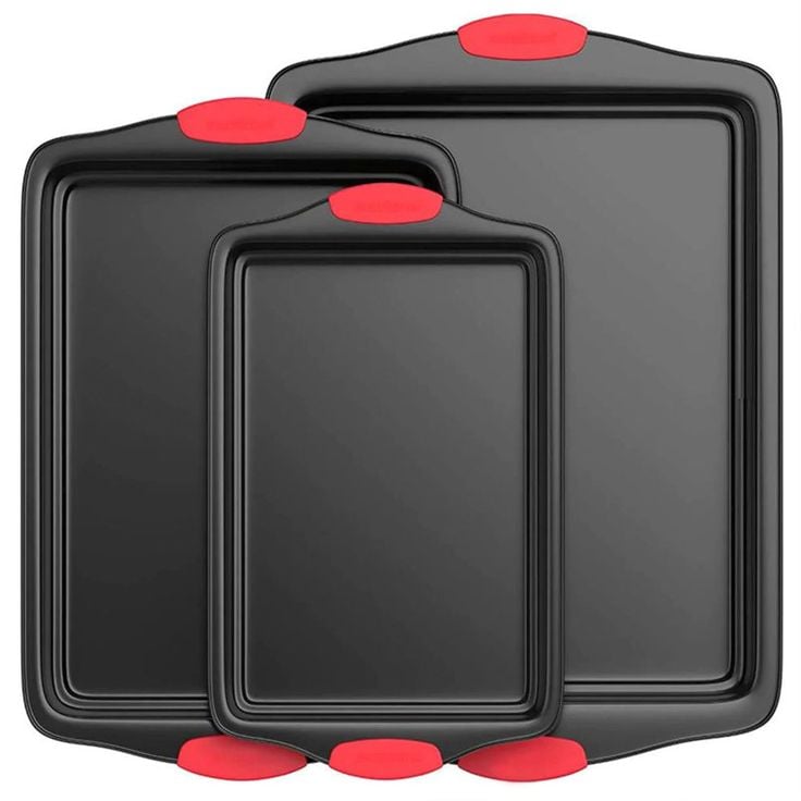 NutriChef 3-Piece Cookie Sheets