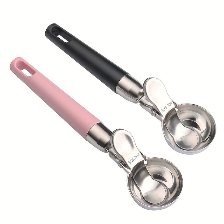 Reallnaive 3-Piece Ice Cream Scooper With Trigger