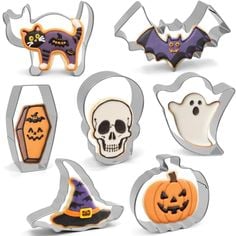 AIERSA 13Pcs Large Halloween Cookie Cutters Set