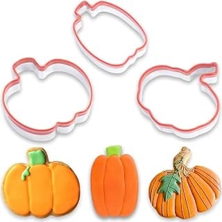 COOKIEQUE 3 Pcs Halloween Cookie Cutters
