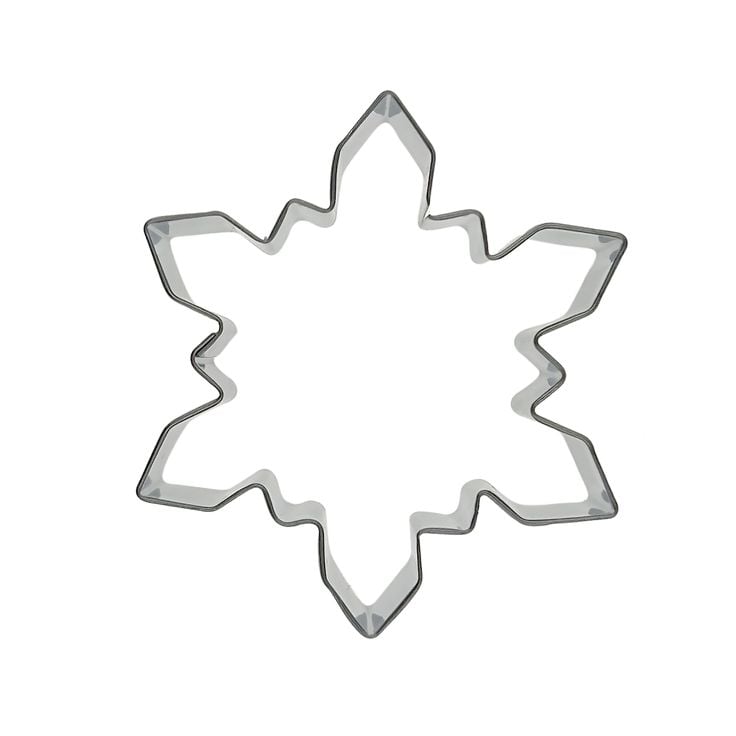 Comais Christmas Snowflake-Shaped Cookie Cutters Set