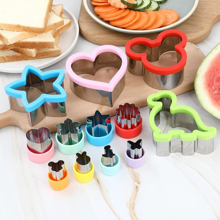 Elfkitwang Sandwich Cookie Cutters Set