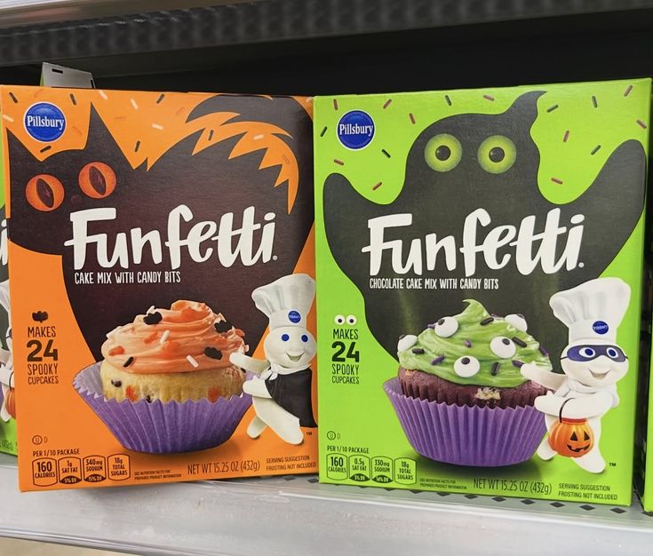 Funfetti Halloween Bundle with Two Chocolate Cake Mixes