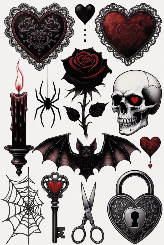 Gothic Cake Topper and Gothic Cake Decorations