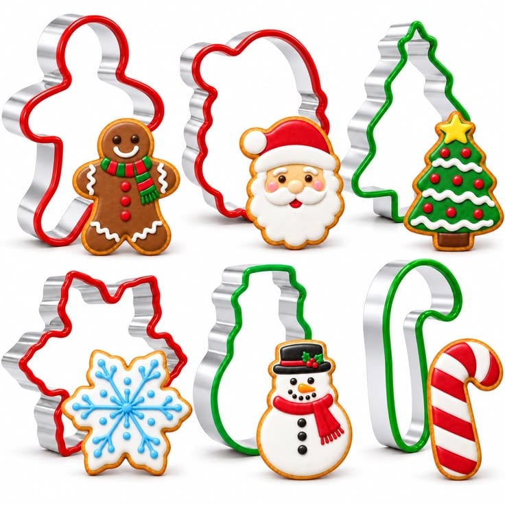 JOB JOL Christmas Cookie Cutters