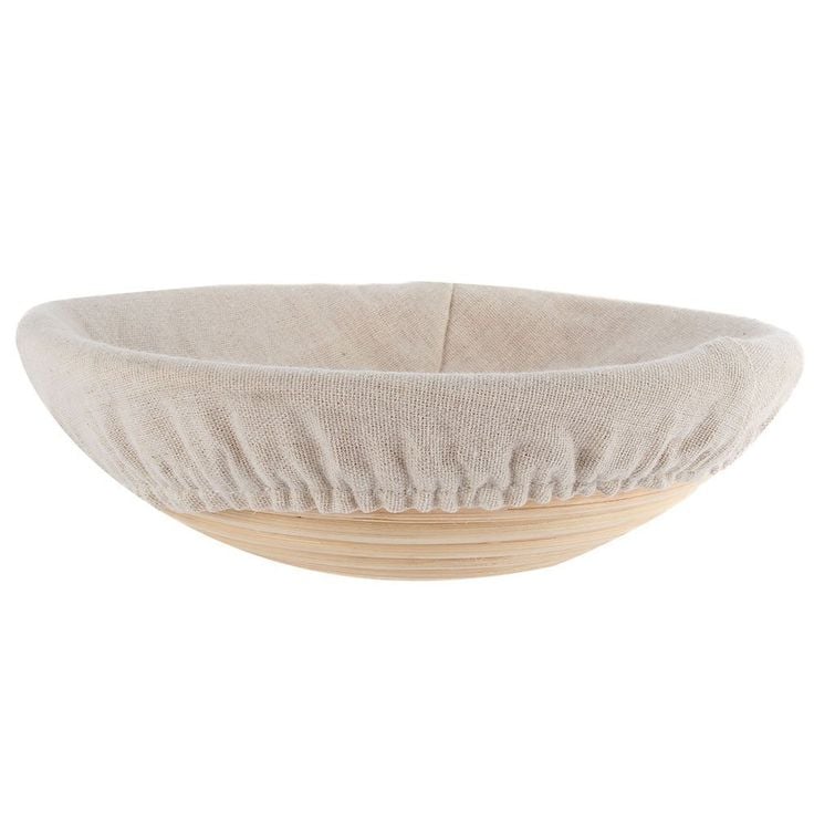 KooK Banneton Proofing Baskets, 9-Inch Round Rattan Set of Two