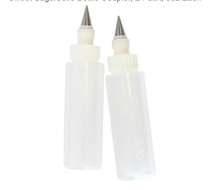 LemonRoad 4 Pcs Piping Bottles for Icing Cookie Decorating Supplies