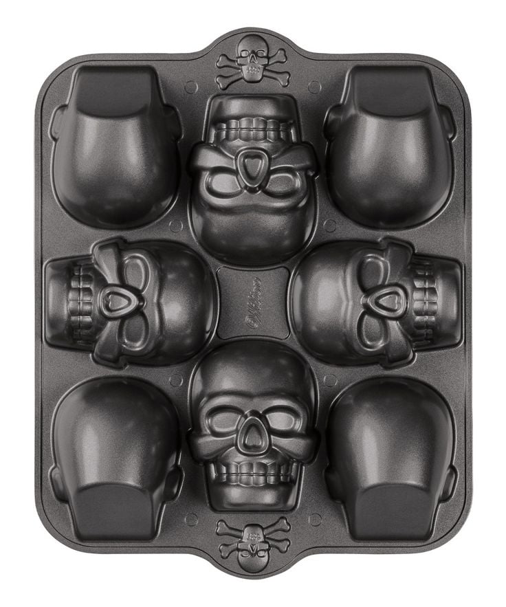 HKNMTT Halloween Silicone Molds for Baking – 3D Skull Design