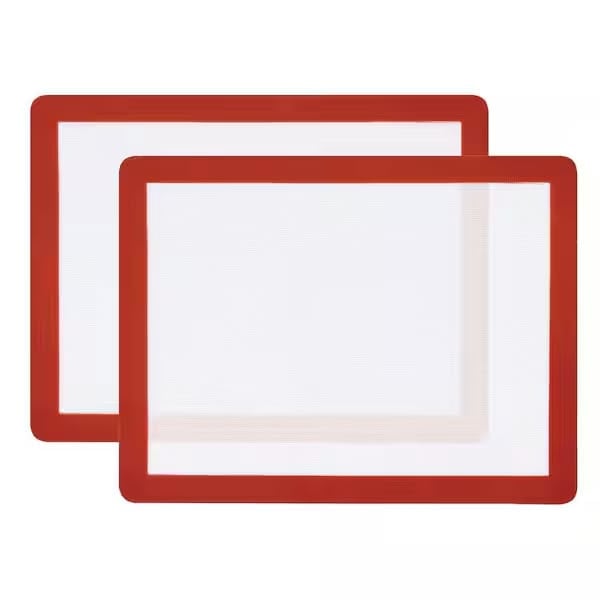 Luckyiren 2 Pack Silicone Baking Mat Set