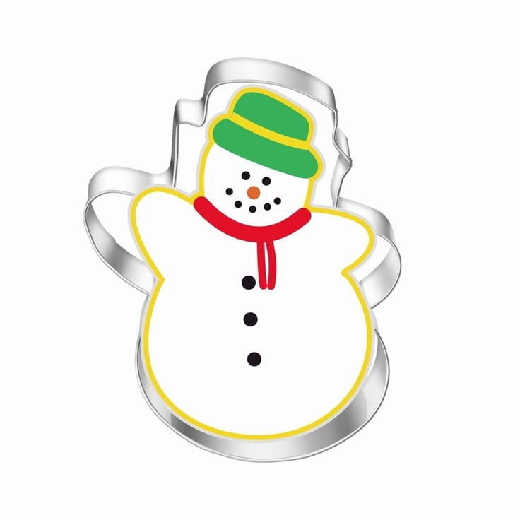 MrCookie 4-Inch Large Christmas Cookie Cutters Set