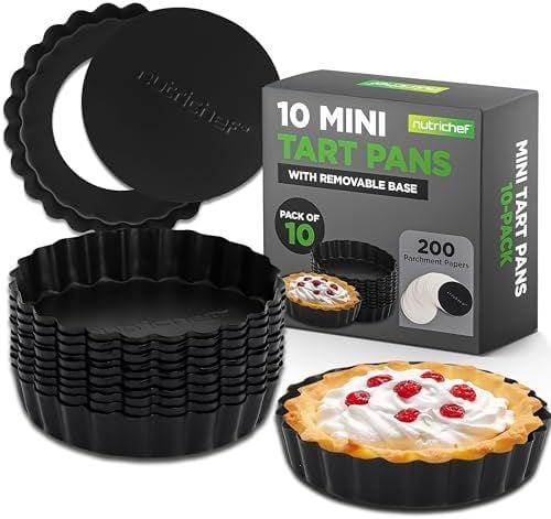NutriChef Mini Tart Pans