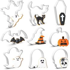 QtoiKce Halloween Cookie Cutters Set