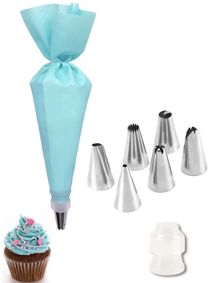 RFAQK 74Pcs Icing Piping Bags and Tips Set