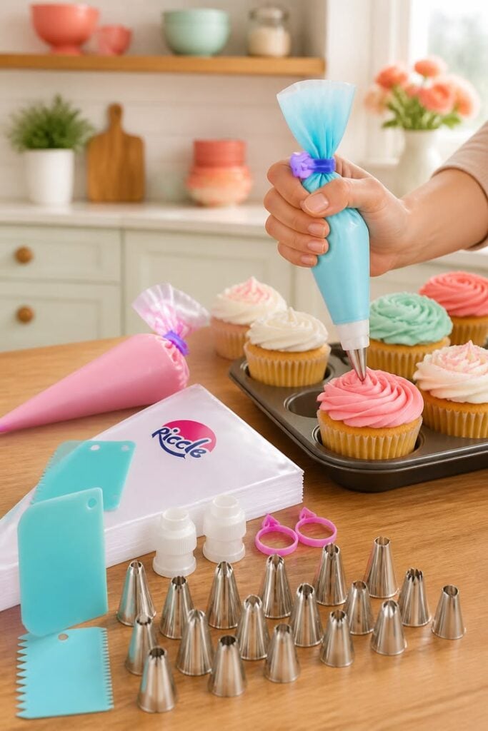 Riccle Piping Bags and Tips Set