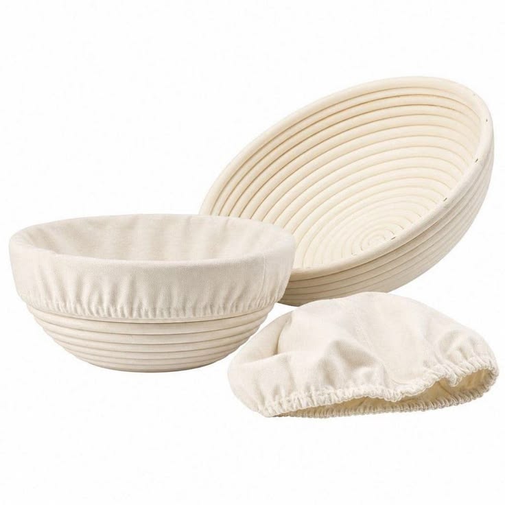 Saint Germain Bakery Premium Round Bread Banneton Basket With Liner