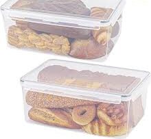 Tiawudi Plastic Bread Box for Kitchen Countertop